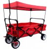 Prepravný vozík FUXTEC CT-350-R červený so strieškou