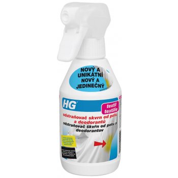 HG Čistiaci prostriedok odstraňovač škvŕn od potu a dezodorantov 250 ml