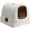 Toaleta Curver® LITTERBOX, Vintage, pre domácu mačku, 51x38x40 cm