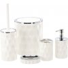 CHOMIK OVÁLNA KÚPEĽŇOVÁ SADA 5-PRVKOVÁ BIELA *4671