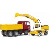 Bruder 02751 MAN a bager LIEBHER