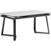 Ceramic rozťahovací stôl antracit/sivý 200/260x75 cm