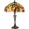 Tiffany stolová lampa LIVELY OVÁL