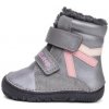 D.D.Step D.D.Step DETSKÉ BAREFOOT ZIMNÉ TOPÁNKY 073 DARK GREY