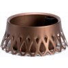 Kvetináč na hrob UH o300mm ROSETA bronz. výška 155mm samozavlažovací misa