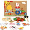 small foot Dřevěná kreativní hra farma