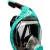 Šnorchlovacia maska, tyrkysová, celotvárová, veľkosť S/M