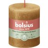 Bolsius Rustic Shine valec 68x130 mm - Spice Brown (hnedá)