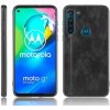 Kožený kryt SKIN na Motorola Moto G8 Power - čierna