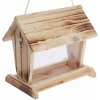 KERBL 87040 SCHNEEBERG závesné kŕmidlo pre vtáky, drevo 31x24,5x19 cm