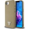 Kryt Guess Case iPhone 16e s MagSafe Guhmpse4Pgtspsw (Grained Pu Triangle Logo) Brown