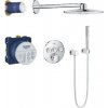 Grohe Grohtherm SmartControl Perfect - Sprchový set 310 s termostatom pod omietku, 2 prúdy, chróm 34705000