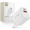Tech-Protect NCA45W-GAN 2PORTOVÁ SÍŤOVÁ NABÍJEČKA PD 45W / QC3.0 BÍLÁ