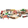 BRIO 33052 Vláčkodráha Deluxe se zvuky a světly v plastovém boxu