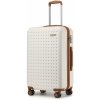 Kono 2486 Kufr spinner 65cm Krémový ABS/Polykarbonát