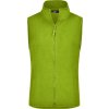 James & Nicholson | JN 48, Dámska mikrofleecová vesta, zelená lime, XXL