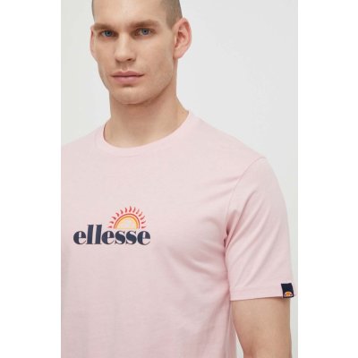 Ellesse tričko Trea pánske ružové s potlačou SHV20126