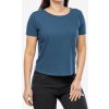 Bavlnené tričko dámske Royal Robbins Basecamp Boxy Tee - blue teal