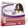 Vectra 3D dog XL 40 kg a viac 3 pipety
