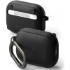 Ringke - Onyx Magnetic silikónové puzdro s protišmykovou textúrou a otvorom na karabínu pre AirPods Pro 3 - čierne