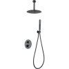 Imex SALERNO termostatický podomietkový sprchový set black gun metal GTS060/BGM