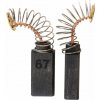Asein 1137J Náhradní uhlíky (2ks) pro stroje BOSCH (5 x 8 x 15 mm), typ 16