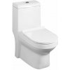 SAPHO HUBERT WC kombi, spodný/zadný odpad, biela
