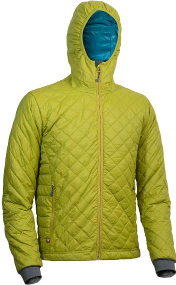 Warmpeace Spirit jacket mustard/petrol ultralehká prošívaná bunda