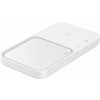 Samsung Wireless Charger Duo Pad 2-in-1, 15W EP-P5400 with Travel charger (25W) + USB cable, White (EP-P5400TWEGEU)