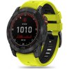 SILIKÓNOVÝ REMIENOK NA GARMIN 26MM FENIX 3 / 5X / 3HR / 5X PLUS / 6X / 6X PRO / 7X DOOP EXPLORER PRO LIME / Čierny