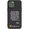 Picasee silikónový čierny obal pre Apple iPhone 13 Pro Max - Kazma - SVĚT PATŘÍ TĚM, CO SE NEPOSEROU