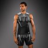 Rashguard bez rukávov VENUM Adrenaline - čierny/strieborný