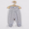 NEW BABY Dojčenské polodupačky New Baby Classic II sivé s hviezdičkami Sivá