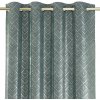 Záves AmeliaHome CASPE s priechodkami 140x250 cm šalviový, veľkosť 140x250