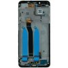 Xiaomi Redmi 6 / 6A čierny OEM LCD displej s dotykovou obrazovkou a rámom, predný panel