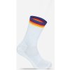 Mr. Socks Ponožky Basic L 05004, tenisové COT885004aoqzr-white/rainb 42-46 Bílá/duhová