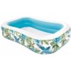 INTEX 57177 Nafukovací bazén 229 x 152 x 48 cm - tropické rastliny