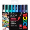 Posca sada popisovačov PC-5M - Ocean 1,8 - 2,5 mm (mix morských tónov 8 ks)