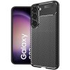 Techsuit CarbonFiber kryt na Samsung Galaxy S23 – čierny KF2327765