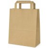 Wimex Papierová taška hnedá 18x8x22 cm (250 ks)