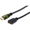 Kábel Techly HDMI - HDMI 7.5m czarny (ICOC-HDMI2-4-EXT075)