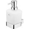 Nimco Kibo - Dávkovač mydla s držiakom, matné sklo/chróm Ki 14031C-26