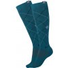 ELT Jazdecké ponožky Argyle Petrol Blue