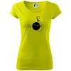 Koule vs kolka - Dámske tričko Pure - M ( Limetková )