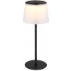 GLOBO 58462F MARIAM vonkajšia dotyková stolná lampička V340mm LED 1,8W 220/150lm 3000K IP44 čierna, satinovaná, USB Cable incl.