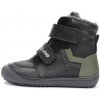 D.D.Step DETSKÉ ZIMNÉ BAREFOOT TOPÁNKY 063 BLACK