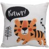 OBLIEČKA NA VANKÚŠ NA OKRASNÚ VANKÚŠ tygrys 45 x 40 cm