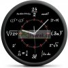 Matematické hodiny - čierne