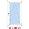 Soft Plastové okno 65x115 cm, otváravé a sklopné