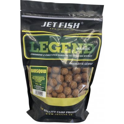 Jet Fish Boilie Legend Range 1 kg 20 mm 2+1 Zdarma - Biosquid